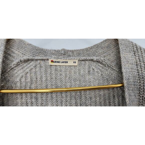 Marine Layer Cabin Cardigan Style 12915 Open Front Cardigan Long Line Size XS - Picture 7 of 10